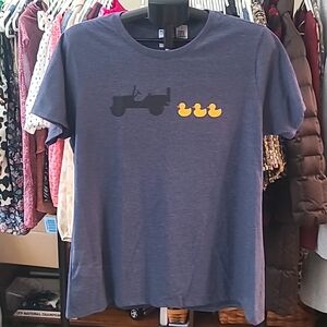 Navy Blue Jeep Duck T-Shirt